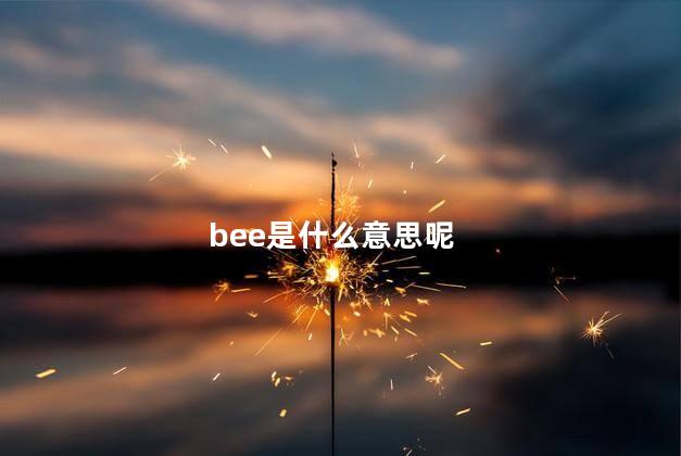 bee是什么意思呢