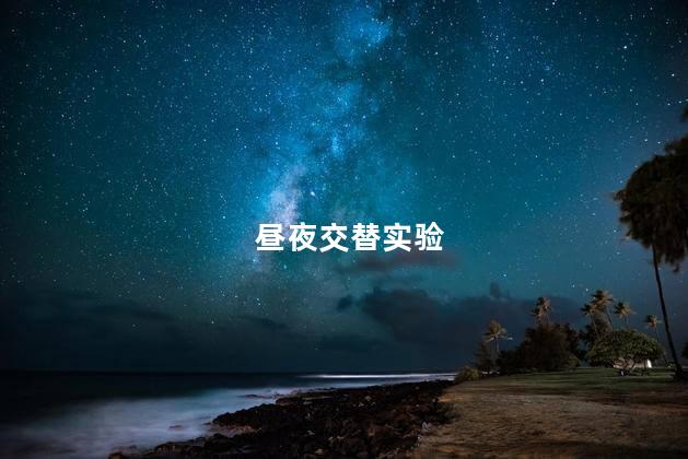 昼夜交替实验，神奇的下午2点半实验